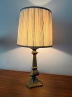 Tafellamp, messing, klassiek, vintage, netjes, Ophalen of Verzenden, Zo goed als nieuw, Minder dan 50 cm