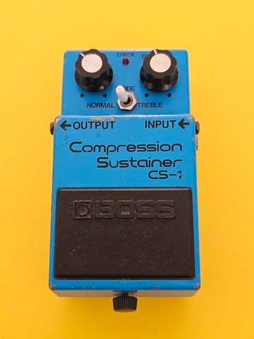 Boss CS-1 Compression Sustainer - Vintage Pedal beschikbaar voor biedingen