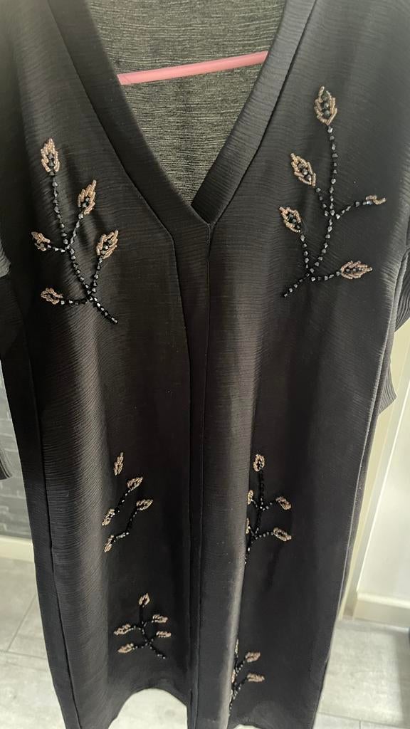 Kinder abaya, Zwart, Ophalen of Verzenden, Zo goed als nieuw, Maat 34 (XS) of kleiner