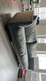 Bank 4-zits grijs, Ophalen, Gebruikt, 75 tot 100 cm, Stof