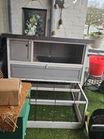 Ferplast konijnenhok met ren, Ophalen, 110 cm of meer, Zo goed als nieuw, 90 cm of meer