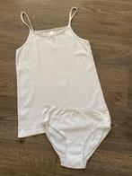 Meisjes hemd 146 en onderbroek wit 158 HEMA, Nacht- of Onderkleding, Meisje, Ophalen of Verzenden, Zo goed als nieuw