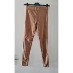 Camel kleurige legging met imitatie suède van H&M maat S, Legging, H&M, Maat 36/38 (S), Bruin