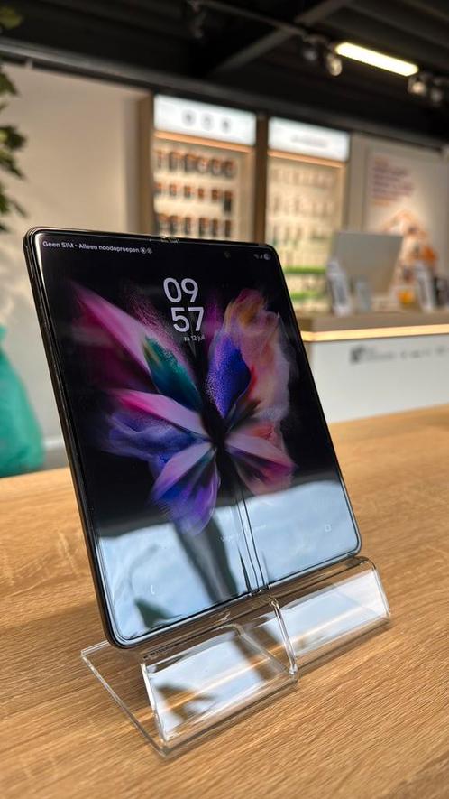 Samsung Galaxy Z Fold 3 5G 256GB Zwart Nieuwstaat 2 jaar gar, Telecommunicatie, Mobiele telefoons | Samsung, Refurbished, Galaxy Z Fold