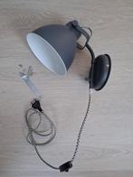 Antracietkleurige wandlamp, Ophalen of Verzenden, Gebruikt