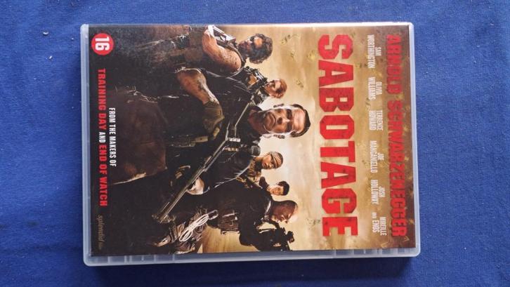 Sabotage "Arnold Schwarzenegger", Cd's en Dvd's, Dvd's | Actie, Zo goed als nieuw, Vanaf 16 jaar, Ophalen of Verzenden