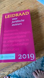 Leidraad voor juridische auteurs, Ophalen, Zo goed als nieuw