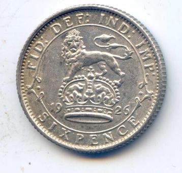Groot-Brittannië 6 Pence 1926 PR (XF)   beschikbaar voor biedingen