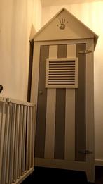 Kledingkast kinderkamer strandhuisje, Ophalen, Gebruikt, Met hangruimte, 50 tot 100 cm