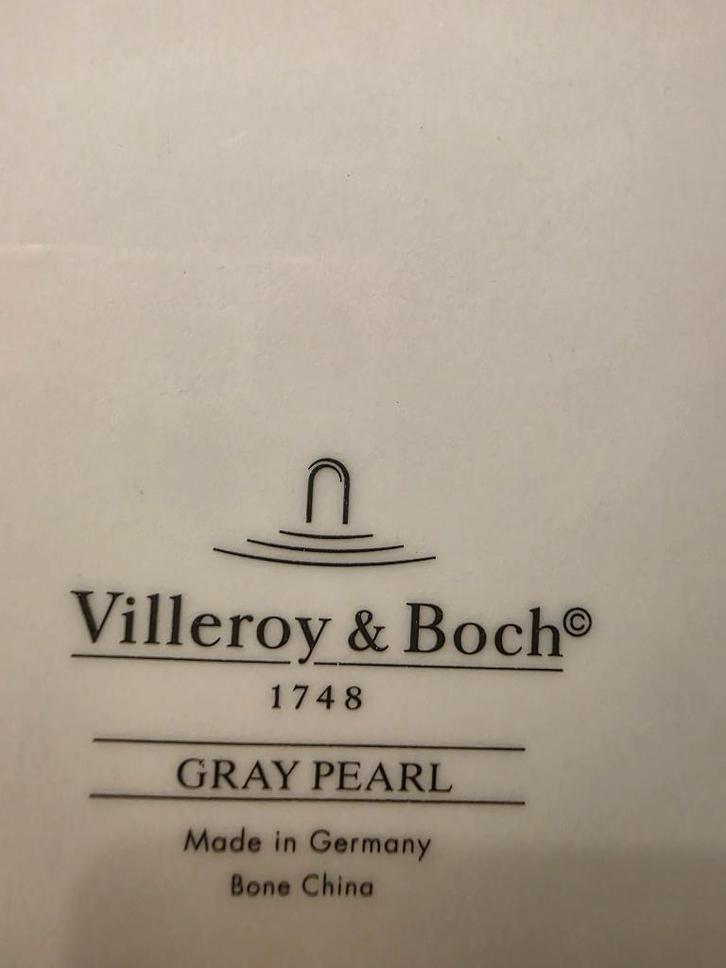 Servies Gray Pearl van Villeroy & Boch, Huis en Inrichting, Keuken | Servies, Gebruikt, Compleet servies, Overige stijlen, Porselein