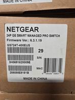 Netgear GS724T 24-poorts Gigabit Smart Switch, Ophalen of Verzenden, Gebruikt