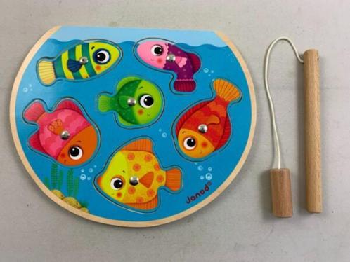Janod Magnetische Puzzel Vissen Speedy Fish Hout met Hengel, Kinderen en Baby's, Speelgoed | Houten speelgoed, Gebruikt, Overige typen