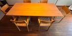 Eettafel + 6 stoelen JYSK, Huis en Inrichting, Ophalen, Zo goed als nieuw