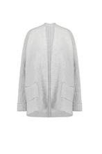 Studio Anneloes Jenny rib Cardigan grijs M, Kleding | Dames, Truien en Vesten, Maat 38/40 (M), Studio Anneloes, Ophalen of Verzenden
