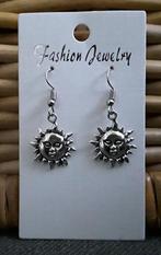 Oorbellen zon met gezicht - zonnig - mooi weer - vakantie, Overige materialen, Hangers, Nieuw, Ophalen of Verzenden