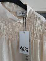 Blouse &Co Woman, Maat 38/40 (M), Beige, &Co Woman, Nieuw