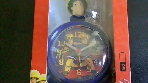 Wekker brandweerman Sam  jongen  alarm clock fireman kind, Witgoed en Apparatuur, Wekkers, Nieuw, Ophalen of Verzenden