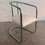 Fauteuil mooie vintage chromen oude Bauhaus fauteuil., Ophalen of Verzenden