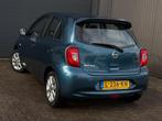 Nissan Micra 1.2 Acenta | 5-deurs | Navigatie | Airco, Voorwielaandrijving, Stof, Gebruikt, Blauw