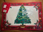 2 Kerst placemats nieuw, 100 % katoen, kerstboom p/2:, Diversen, Kerst, Ophalen of Verzenden, Nieuw