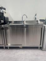 GGMGASTRO RVS Spoelkast met ECO - 1200mm - Zeer Goed!, Ophalen, Gebruikt, RVS Meubilair