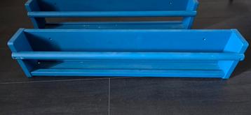 boekenplank blauw 2x beschikbaar voor biedingen