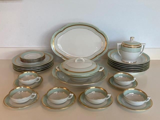 Vintage Limoges servies in Empire stijl, Antiek en Kunst, Ophalen