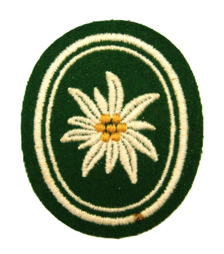 Patch - embleem Duitsland Gebirgsjager, Verzamelen, Militaria | Algemeen, Landmacht, Embleem of Badge, Duitsland, Verzenden