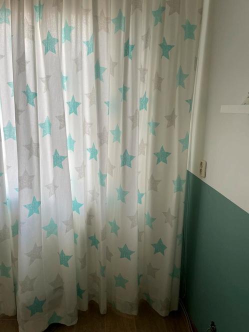 Sterren gordijn kinderkamer 2m.15 x 2m.39, Huis en Inrichting, Stoffering | Gordijnen en Lamellen, Gebruikt, 200 cm of meer, 200 cm of meer