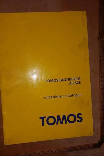 Tomos Snorfiets A3 s25 onderdelen katalogus  beschikbaar voor biedingen