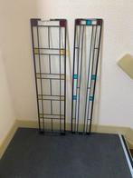 TWEE PUNTGAVE GLAS-IN-LOOD RAMEN., Doe-het-zelf en Verbouw, Glas en Ramen, Ophalen, Gevelraam of Ruit, Minder dan 80 cm, Glas in lood