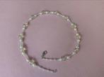 Parelketting met kleine pareltjes, Ophalen of Verzenden, Wit, Overige materialen