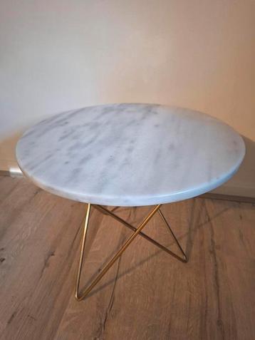 Zen lifestyle bijzettafel marmer