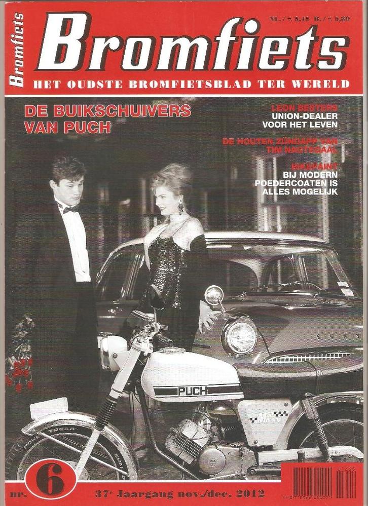 Bromfiets 6-2012 – Puch – Union – Typhoon - Zundapp, Boeken, Tijdschriften en Kranten, Zo goed als nieuw, Sport en Vrije tijd