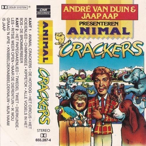 Cassettebandje André van Duin - Animal Crackers (1989), Cd's en Dvd's, Cassettebandjes, Gebruikt, Origineel, Nederlandstalig, 1 bandje