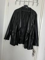 Leren blazer, Kleding | Dames, Jasjes, Kostuums en Pakken, Ophalen of Verzenden, Zo goed als nieuw, Zwart