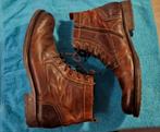 Leren boots cognac 1 keer gedragen, Ophalen of Verzenden, Zo goed als nieuw, Bruin, Boots