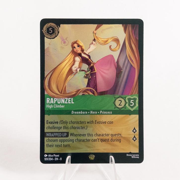 Lorcana Rapunzel - High Climber 101/204 Reign of Jafar Foil, Hobby en Vrije tijd, Verzamelkaartspellen | Overige, Zo goed als nieuw