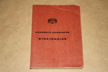 Gemeente Groningen Stratengids - 1974 beschikbaar voor biedingen