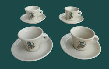 4 café Piansa espresso kopjes beschikbaar voor biedingen