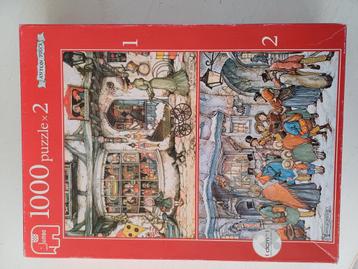 2 puzzels Anton Pieck beschikbaar voor biedingen