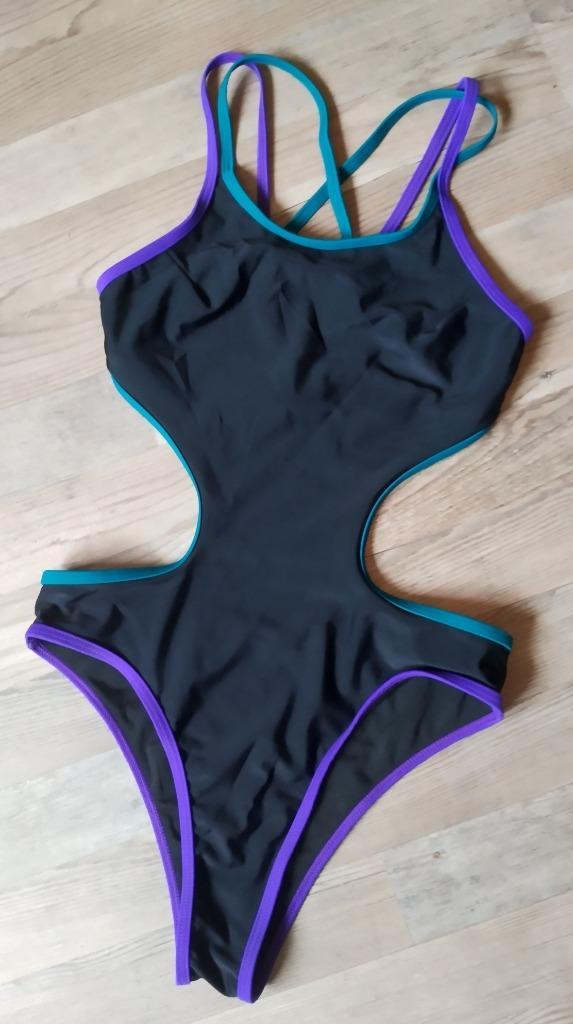 Sportieve monokini/badpak maat S/36 164/170, Kleding | Dames, Badmode en Zwemkleding, Nieuw, Badpak, Zwart, Ophalen of Verzenden