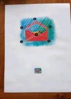 Litho postzegel  Montse Hernandez i Sala tien v u brieven 93, Antiek en Kunst, Ophalen