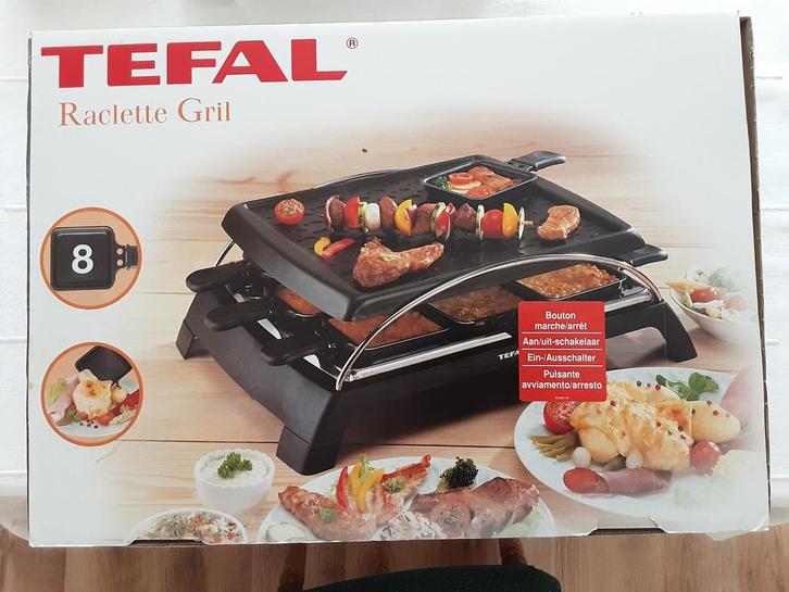 Tefal Gourmetstel - Raclette Grill, Witgoed en Apparatuur, Gourmetstellen, Zo goed als nieuw, 8 personen of meer, Ophalen
