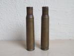 Vintage mitrailleur kogelhuls .50 (2 stuks) 1956, Verzamelen, Militaria | Algemeen, Ophalen of Verzenden, Landmacht, Nederland