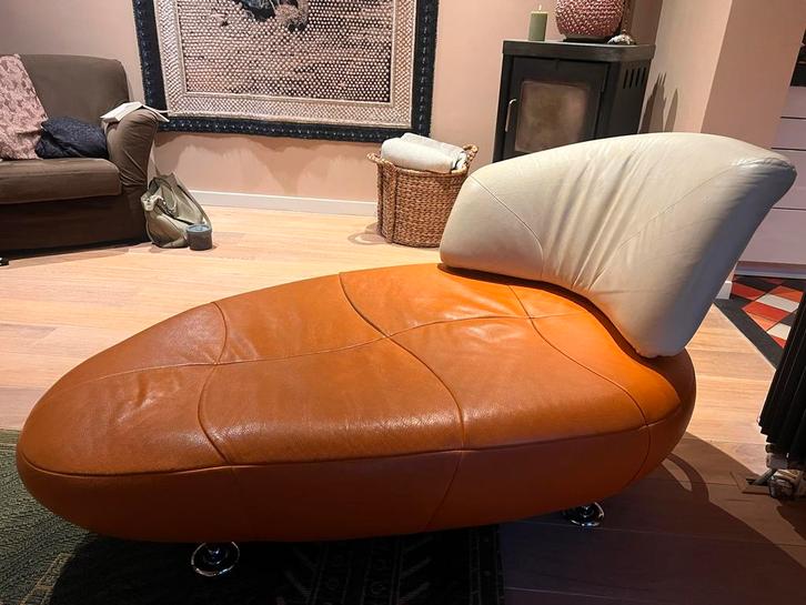 Leolux Kikko Chaise Longue - Draaibare Rugleuning, Huis en Inrichting, Banken | Sofa's en Chaises Longues, Gebruikt, Eenpersoons