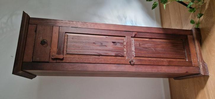 Houten staande kast, Huis en Inrichting, Kasten | Overige, Gebruikt, Ophalen