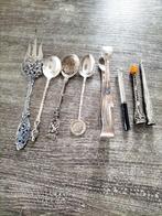 Antieke zilveren lepeltjes en andere zilver., Antiek en Kunst, Antiek | Goud en Zilver, Verzenden, Zilver