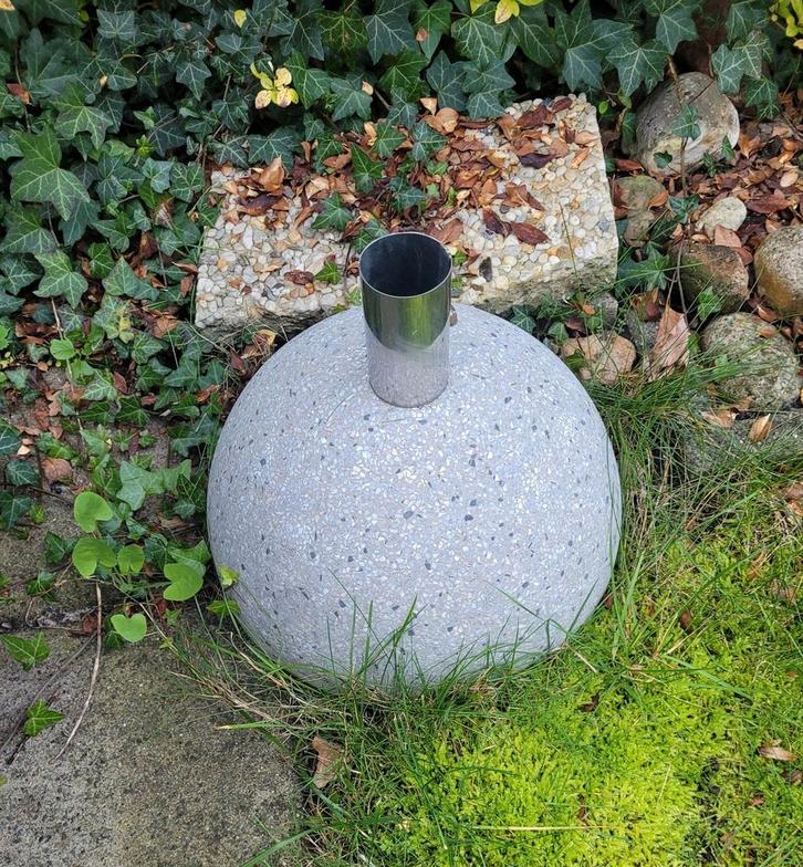 Parasolvoet stenen, Tuin en Terras, Parasols, Gebruikt, Parasolvoet, Minder dan 1 meter, Ophalen