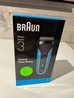Braun 310 Series 3 foliescheerapparaat zwart/blauw nat/droog, Ophalen of Verzenden, Nvt, Nvt, Nvt